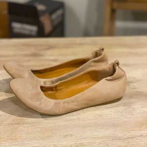 J. Crew Suede Ballet Flats